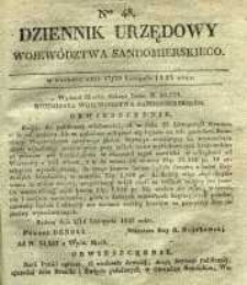 Dziennik Urzędowy Województwa Sandomierskiego, 1835, nr 48