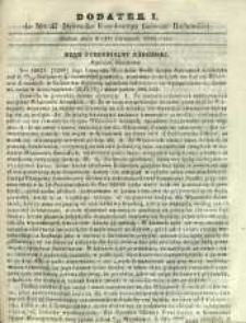 Dziennik Urzędowy Gubernii Radomskiej, 1863, nr 47, dod. I