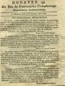 Dziennik Urzędowy Województwa Sandomierskiego, 1835, nr 50, dod. II