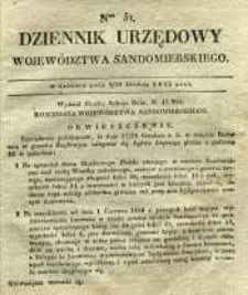 Dziennik Urzędowy Województwa Sandomierskiego, 1835, nr 51