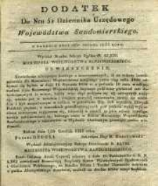 Dziennik Urzędowy Województwa Sandomierskiego, 1835, nr 52, dod.