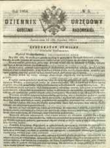 Dziennik Urzędowy Gubernii Radomskiej, 1864, nr 5