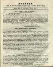 Dziennik Urzędowy Gubernii Radomskiej, 1864, nr 19, dod.
