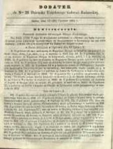 Dziennik Urzędowy Gubernii Radomskiej, 1864, nr 26, dod.
