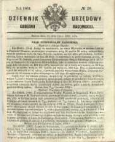 Dziennik Urzędowy Gubernii Radomskiej, 1864, nr 30