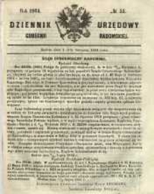Dziennik Urzędowy Gubernii Radomskiej, 1864, nr 33