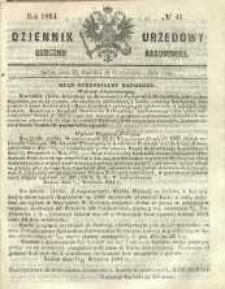 Dziennik Urzędowy Gubernii Radomskiej, 1864, nr 41