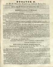 Dziennik Urzędowy Gubernii Radomskiej, 1864, nr 41, dod. II