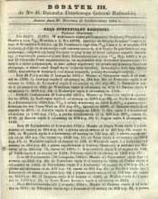 Dziennik Urzędowy Gubernii Radomskiej, 1864, nr 41, dod. III