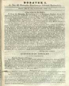 Dziennik Urzędowy Gubernii Radomskiej, 1864, nr 42, dod. I
