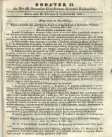 Dziennik Urzędowy Gubernii Radomskiej, 1864, nr 40, dod. II