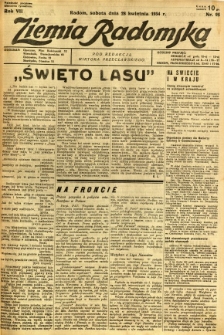 Ziemia Radomska, 1934, R. 7, nr 95