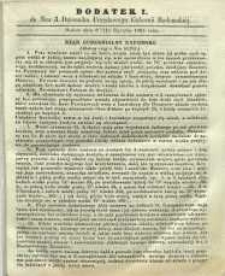 Dziennik Urzędowy Gubernii Radomskiej, 1865, nr 3, dod. I