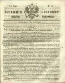 Dziennik Urzędowy Gubernii Radomskiej, 1865, nr 11