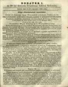 Dziennik Urzędowy Gubernii Radomskiej, 1865, nr 15, dod. I