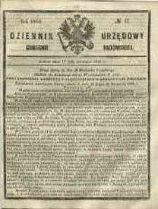 Dziennik Urzędowy Gubernii Radomskiej, 1865, nr 17