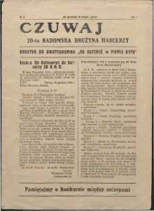 Czuwaj. 20-ta Radomska Drużyna Harcerska
