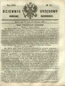 Dziennik Urzędowy Gubernii Radomskiej, 1865, nr 32