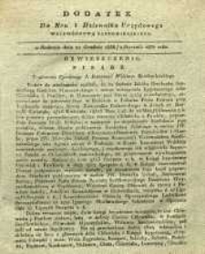 Dziennik Urzędowy Województwa Sandomierskeigo, 1837, nr 1, dod.