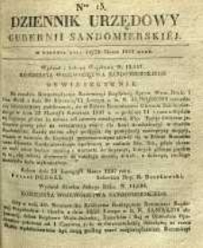 Dziennik Urzędowy Gubernii Sandomierskiej, 1837, nr 13