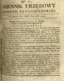 Dziennik Urzędowy Gubernii Sandomierskiej, 1837, nr 22