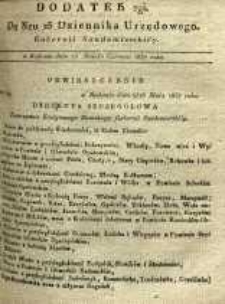 Dziennik Urzędowy Gubernii Sandomierskiej, 1837, nr 23, dod. II