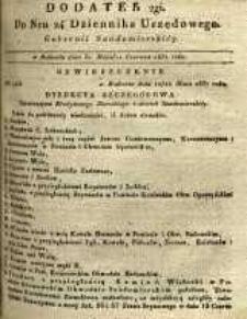 Dziennik Urzędowy Gubernii Sandomierskiej, 1837, nr 24, dod. II