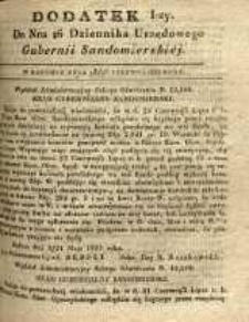 Dziennik Urzędowy Gubernii Sandomierskiej, 1837, nr 26, dod. I
