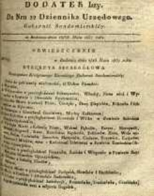 Dziennik Urzędowy Gubernii Sandomierskiej, 1837, nr 22, dod. I