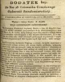 Dziennik Urzędowy Gubernii Sandomierskiej, 1837, nr 28, dod. I