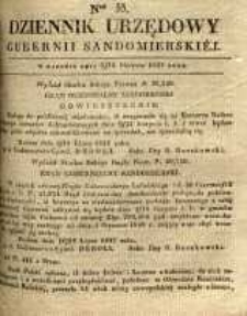 Dziennik Urzędowy Gubernii Sandomierskiej, 1837, nr 33