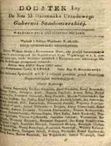 Dziennik Urzędowy Gubernii Sandomierskiej, 1837, nr 33, dod. I
