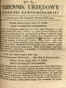 Dziennik Urzędowy Gubernii Sandomierskiej, 1837, nr 37