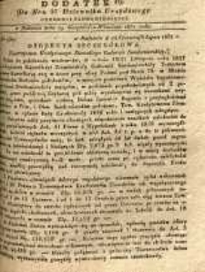 Dziennik Urzędowy Gubernii Sandomierskiej, 1837, nr 37, dod. IV