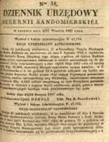 Dziennik Urzędowy Gubernii Sandomierskiej, 1837, nr 38