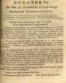 Dziennik Urzędowy Gubernii Sandomierskiej, 1837, nr 40, dod. I