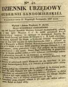 Dziennik Urzędowy Gubernii Sandomierskiej, 1837, nr 41