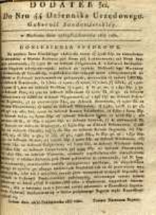 Dziennik Urzędowy Gubernii Sandomierskiej, 1837, nr 44, dod. III