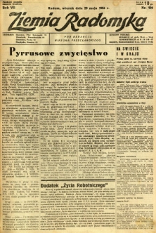 Ziemia Radomska, 1934, R. 7, nr 120