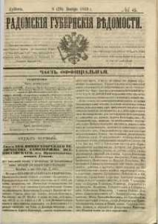 Radomskiâ Gubernskiâ Vĕdomosti, 1869, nr 45