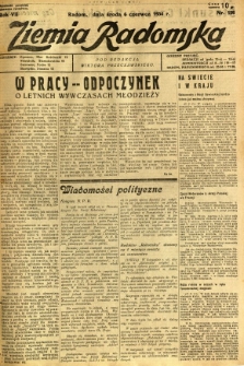 Ziemia Radomska, 1934, R. 7, nr 126