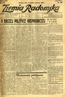 Ziemia Radomska, 1934, R. 7, nr 128