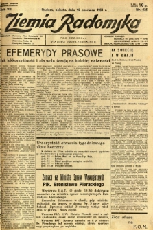 Ziemia Radomska, 1934, R. 7, nr 135
