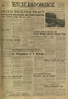 Życie Radomskie, 1949, nr 117