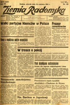 Ziemia Radomska, 1934, R. 7, nr 143