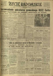 Życie Radomskie, 1949, nr 151