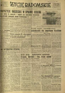 Życie Radomskie, 1949, nr 156