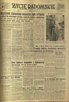 Życie Radomskie, 1949, nr 161