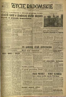 Życie Radomskie, 1949, nr 163