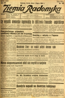 Ziemia Radomska, 1934, R. 7, nr 149